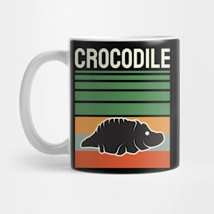 Vintage Cute Crocodile Mug